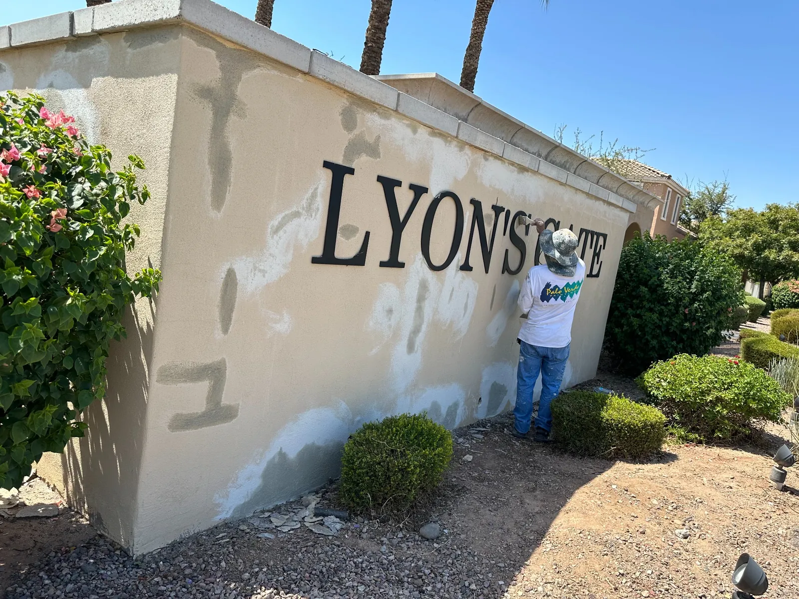 Stucco repair preparation